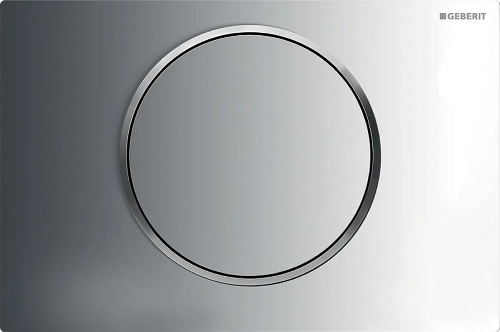 Кнопка смыва Geberit Sigma 10 115.758.KH.5 хром, матовый хром Sancos — официальный сайт