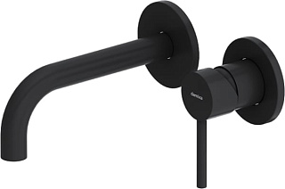 Смеситель для раковины Damixa Scandinavian Pure 360260300 С ВНУТРЕННЕЙ ЧАСТЬЮ черный