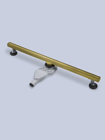 Душевой трап (лоток) AltroBagno Supremo 071237 OrSp (80), матовое золото