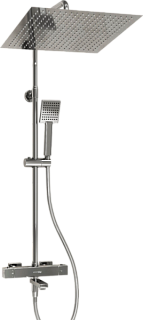 Душевая стойка Wasserkraft Aller A199.119.141.087.CH Thermo, с термостатом, хром