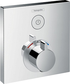 Термостатический смеситель встраиваемый Hansgrohe ShowerSelect 15762000, для душа, хром
