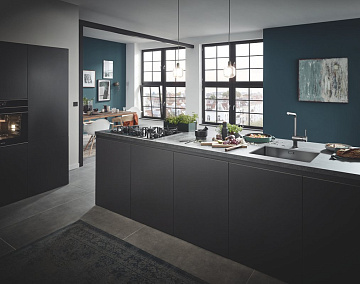 Смеситель для кухни Grohe Minta 31375A00 темный графит