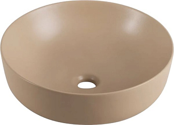 Накладная раковина BelBagno BB1315-H316 бежевая матовая