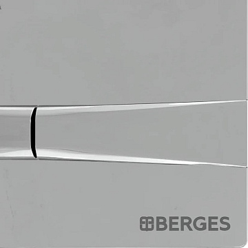 Система инсталляции для унитазов Berges Novum 040253, с кнопкой смыва, хром глянец