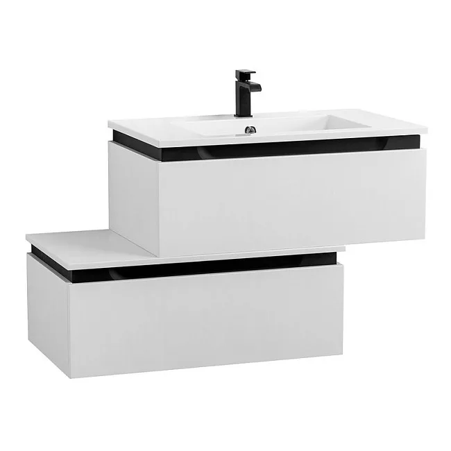 Тумба Cezares Slider 80 1 ящика, Bianco Opaco Sancos — Оригинал