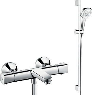 Термостатический смеситель Hansgrohe Ecostat universal 13123000, + Душевой гарнитур Hansgrohe Croma 