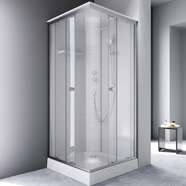Душевая кабина AM.PM X-Joy Square W94C-403-090MT 90х90 см, матовый хром Sancos — Оригинал