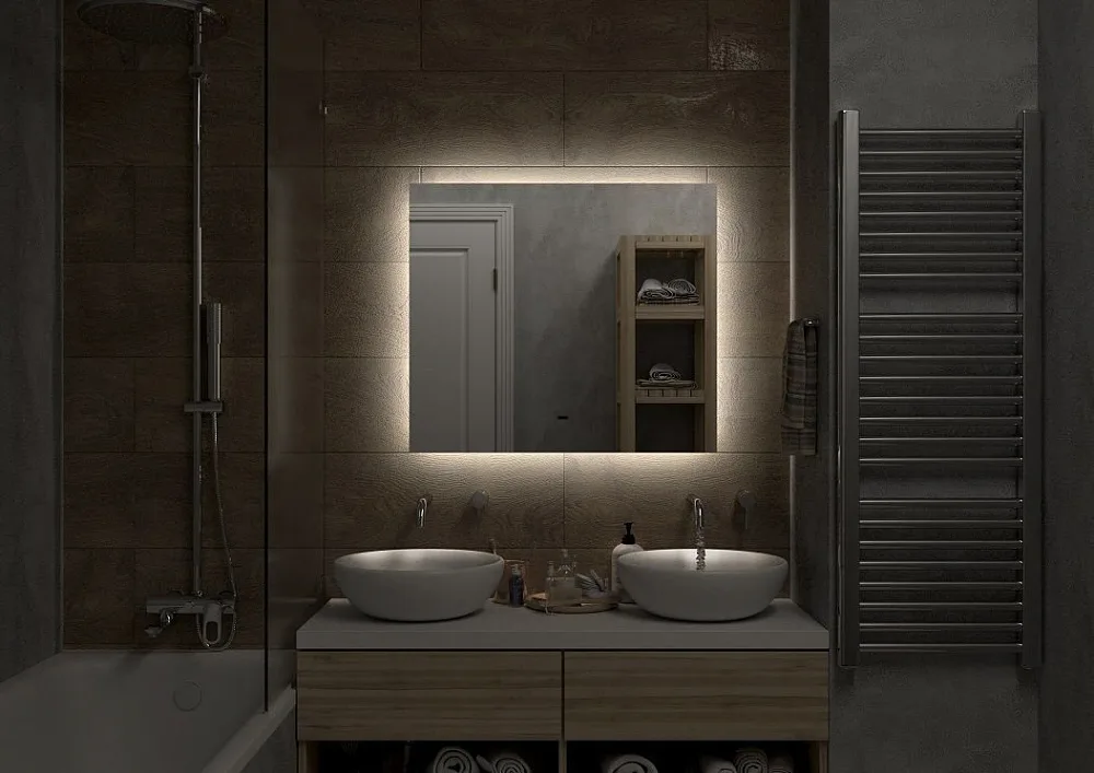 Зеркало Art&Max Perugia 80 с подсветкой Sancos — официальный сайт