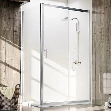 Душевой уголок Veconi Rovigo RV-072 150x100, профиль хром