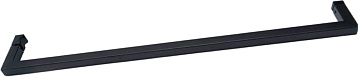 Душевая дверь в нишу Abber Schwarzer Diamant AG30100BH 100 см, профиль черный, стекло прозрачное