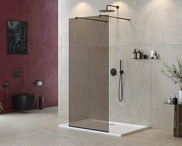 Душевая перегородка Cezares Liberta -L-2-90-BR-NERO