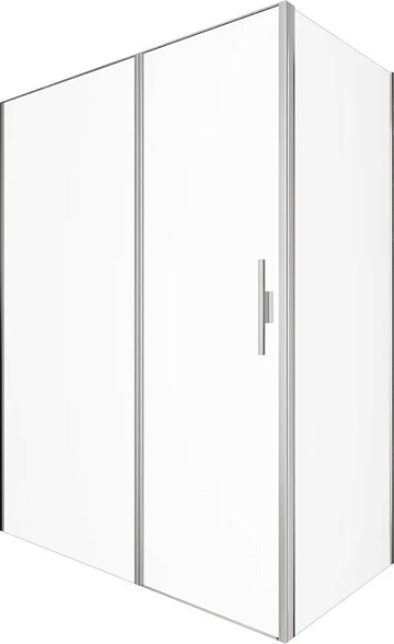 Душевой уголок Allen Brau Priority 160x90, профиль серебро браш, стекло прозрачное