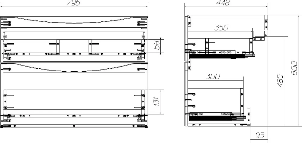 Тумба под раковину без столешницы BelBagno Marino H60 bianco lucido, 80 см Sancos — официальный сайт