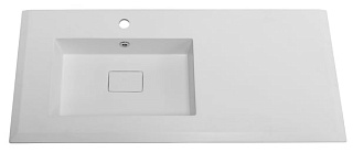 Мебельная раковина Cezares Bellagio L 106 см, bianco opaco