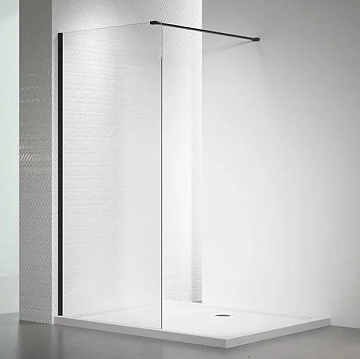 Душевая перегородка Veconi Korato KR72B-80-01-C7 80 см, профиль матовый черный