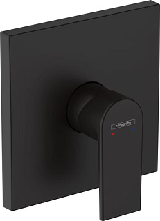 Встраиваемый смеситель Hansgrohe Vernis Shape 71668670, матовый черный