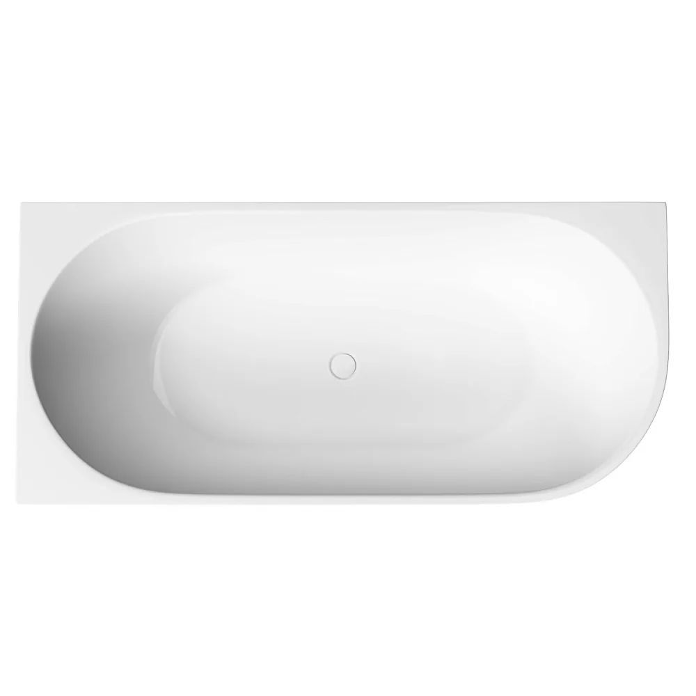 Акриловая ванна Sancos Грань (Edge) FB23L 170x80 см, угловая, левая, белая, со сливом-переливом Sancos — официальный сайт
