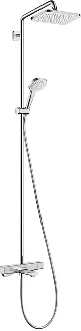 Душевая стойка Hansgrohe Croma 27687000, для ванны с душем, с термостатом Sancos — Оригинал