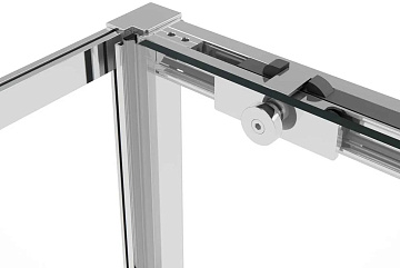 Душевой уголок Vincea Slim Soft VSR-1SS1012CL 120x100, профиль хром, стекло прозрачное
