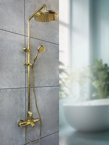 Душевая стойка AltroBagno Beatrice 030408 Or, золото