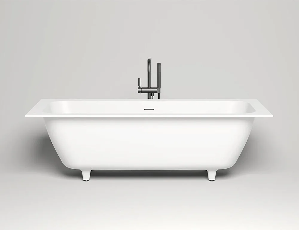 Ванна из искусственного камня Salini Orlanda Axis Kit S-Stone 190x80 см, встраиваемая, матовая белая Sancos — официальный сайт
