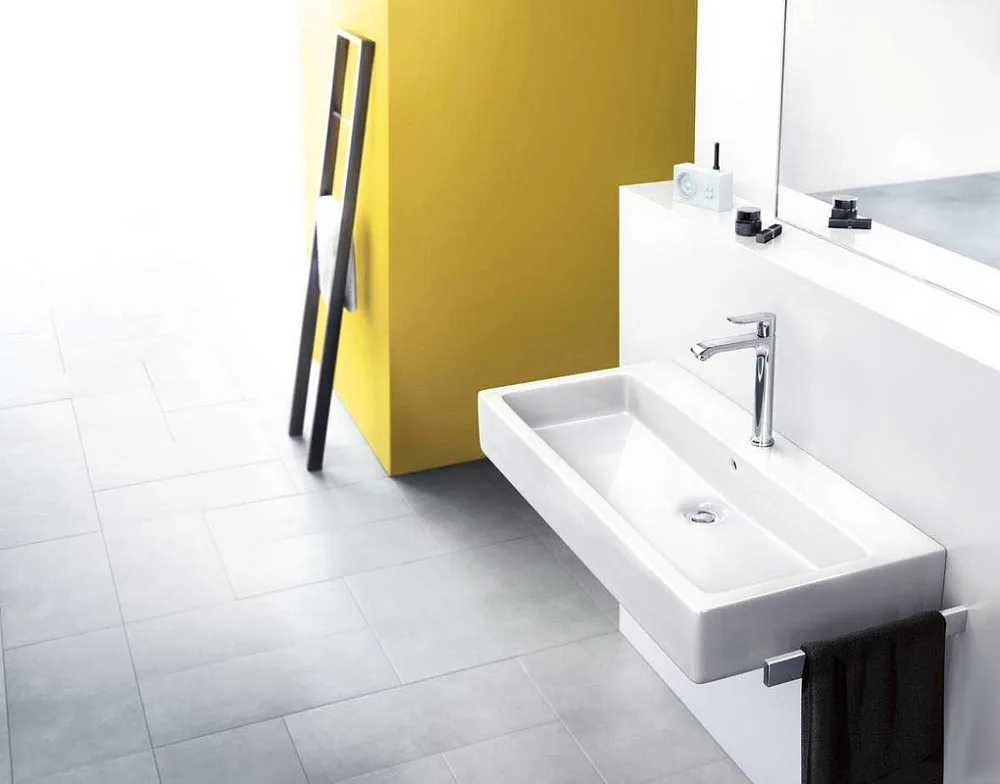 Смеситель для раковины Hansgrohe Metris 31185000 Sancos — официальный сайт