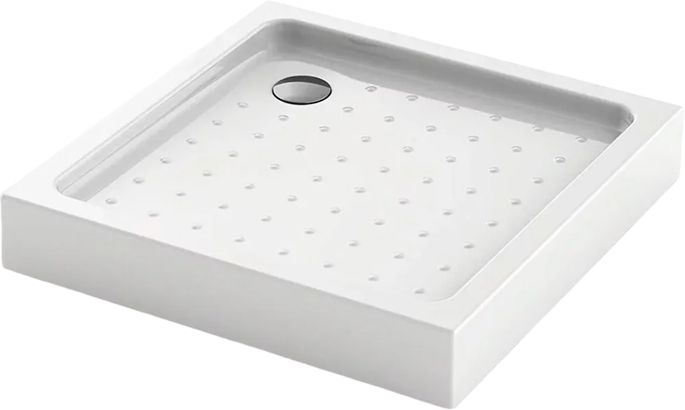 Поддон для душа Veconi Tezeo acrylic TZ-52 90x90, белый Sancos — официальный сайт