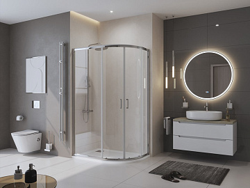 Поддон для душа BelBagno Uno RH L 120х80, белый, с сифоном