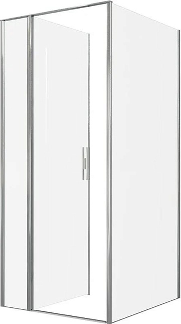 Душевой уголок Allen Brau Priority 90x100, профиль хром, стекло прозрачное