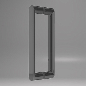 Душевая дверь в нишу Vincea Dice VDS-4D120CLGM 120 см, профиль вороненая сталь, стекло прозрачное