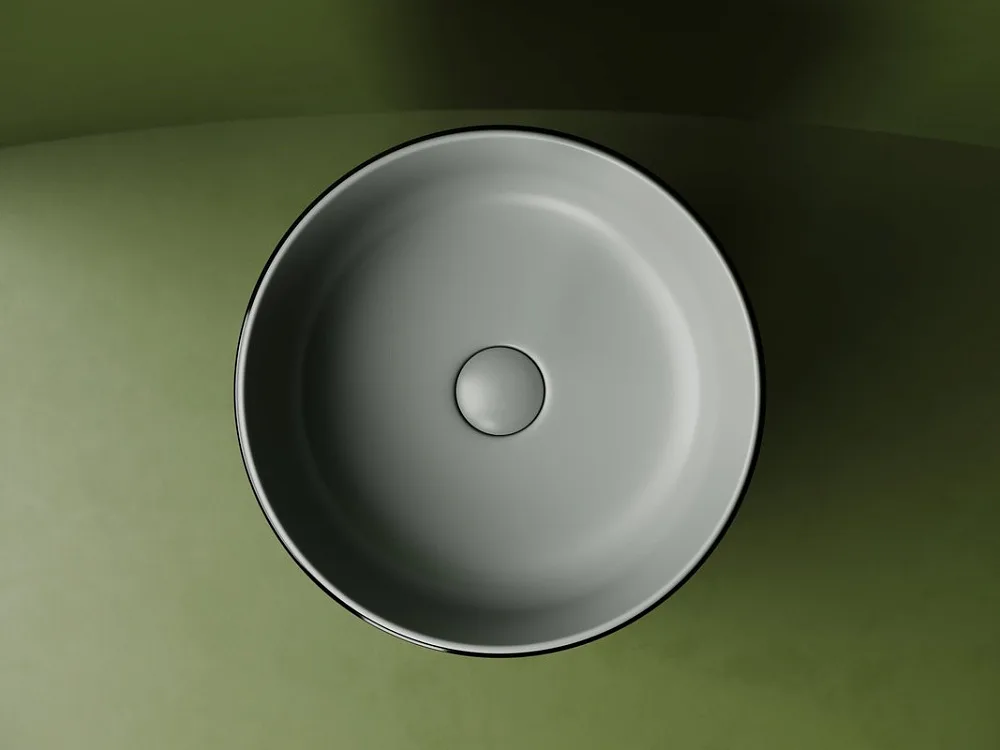 Накладная раковина Ceramicanova Element CN6073MH матовый антрацит Sancos — официальный сайт