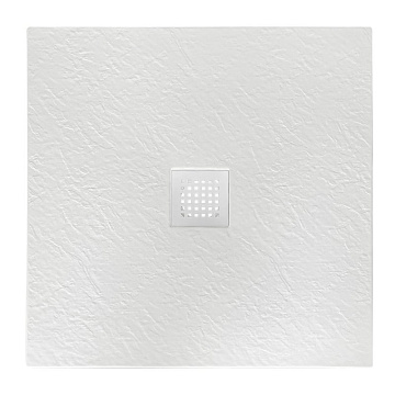Поддон для душа BelBagno Uno TRAY-MR-UNO-A-80-35-W-BO 80х80, белый, с сифоном