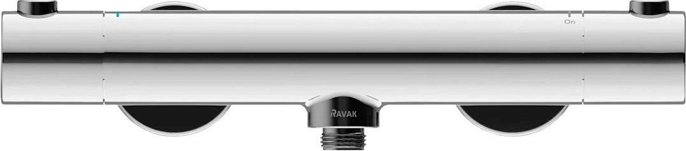 Термостатический смеситель Ravak Puri X070116 нержавеющая сталь