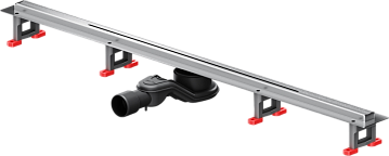 Душевой трап (лоток) AM.PM MasterFlow Slim line 100 см, сталь матовая