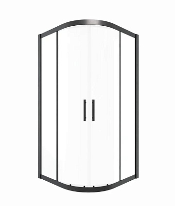 Душевой уголок Timo TPSS-100/03C-8 100x100 см, профиль черный, стекло прозрачное