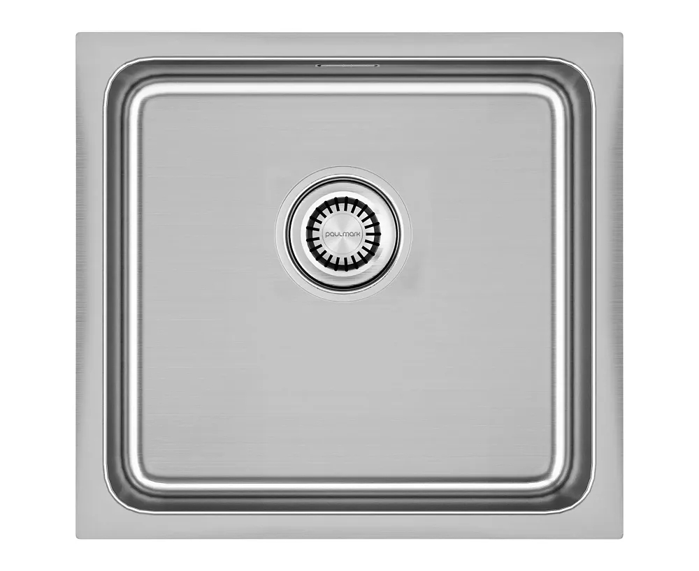Мойка кухонная Paulmark Vista PM304444-BS, брашированная нержавеющая сталь Sancos — официальный сайт