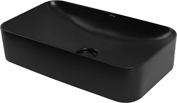 Накладная раковина Abber Rechteck AC2204MB матовая черная