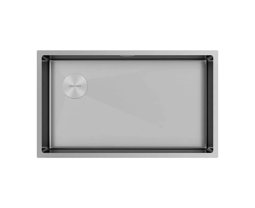 Мойка кухонная Paulmark Next-Skew 74-L UNI, PM887444-L-BS брашированная нержавеющая сталь Sancos — официальный сайт