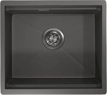 Мойка кухонная Granula Kitchen Space 5045U, графит матовый