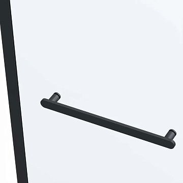 Душевой уголок Vincea Como Soft VSR-1CS8013CLB 130x80 см профиль черный, стекло прозрачное