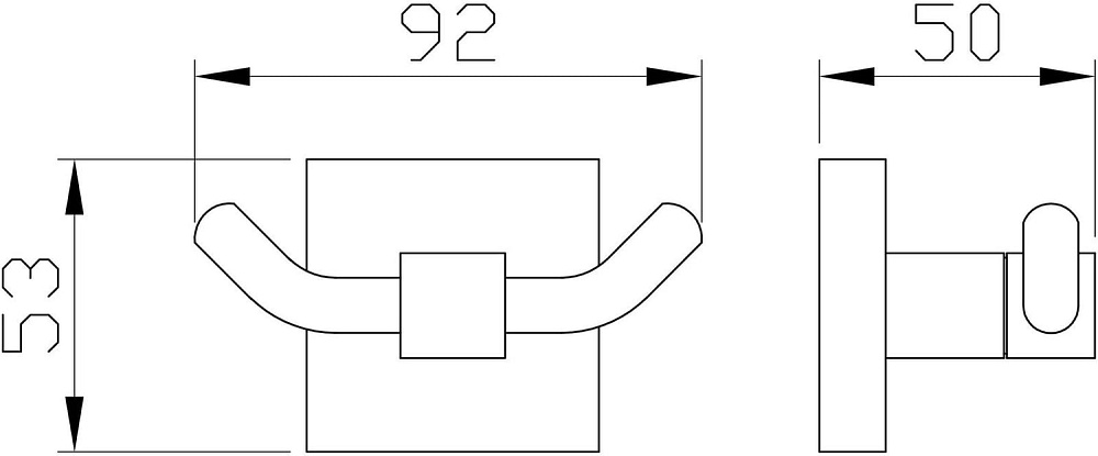 Крючок Wonzon & Woghand WW-8925-DG темное золото