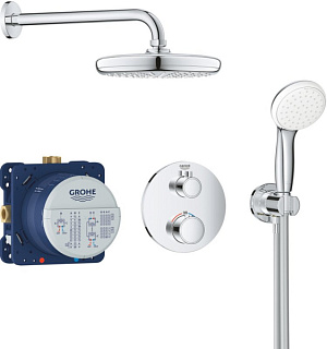 Душевой комплект Grohe Grohtherm 34727000, С ВНУТРЕННЕЙ ЧАСТЬЮ