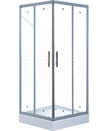 Душевой уголок Timo Viva Lux TL-8002 Romb Glass с поддоном