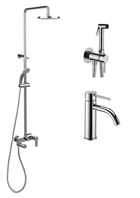 Комплект для ванной Paffoni Light KITZCOL632CR71 хром Sancos — Оригинал