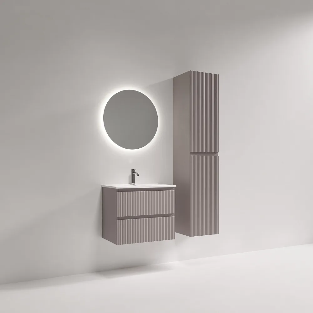 Тумба под раковину Sancos Snob R 60 подвесная Doha soft (пыльная роза), SNR60/39SM Sancos — официальный сайт