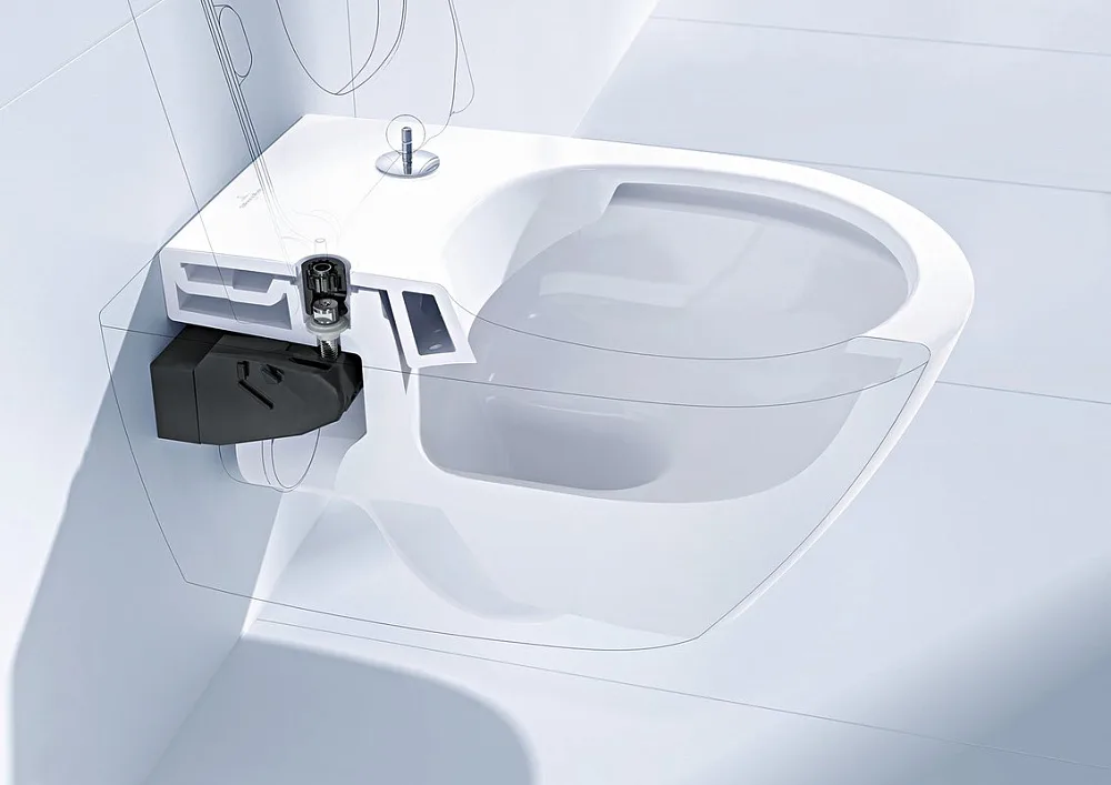 Унитаз подвесной Villeroy & Boch Finion 4664R0R1 Sancos — официальный сайт