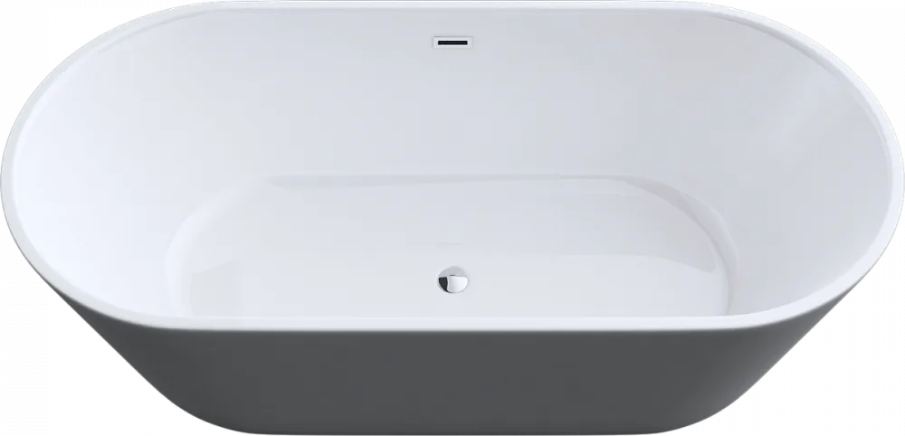 Акриловая ванна Art&Max AM-520-1500-790 150x80 см, отдельностоящая, белая, овальная Sancos — официальный сайт