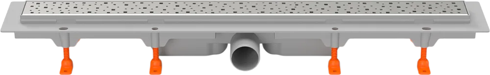 Душевой трап (лоток) MCH Chudej Square CH850/50S 85 см, хром Sancos — официальный сайт