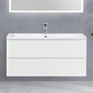 Тумба под раковину без столешницы BelBagno Albano 120 подвесная, bianco lucido