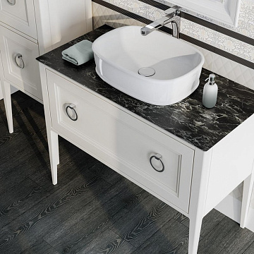 Накладная раковина KERAMA MARAZZI Circo 50 белая глянцевая